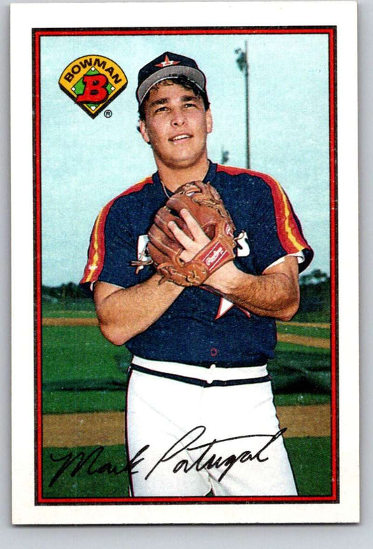 1989 Bowman #318 Mark Portugal Astros MLB Baseball Image 1