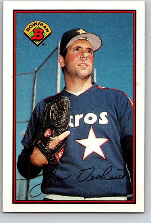 1989 Bowman #320 Jim Deshaies Astros MLB Baseball Image 1