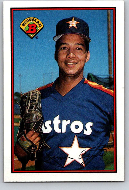 1989 Bowman #321 Juan Agosto Astros MLB Baseball Image 1