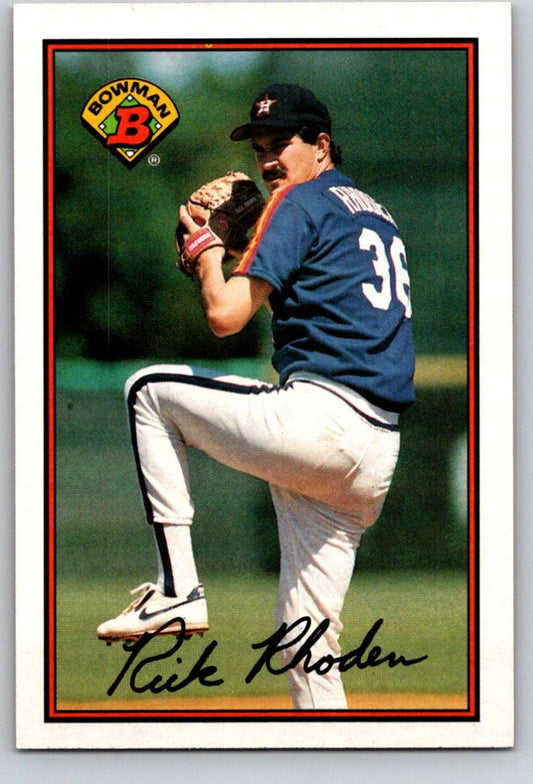 1989 Bowman #323 Rick Rhoden Astros MLB Baseball Image 1