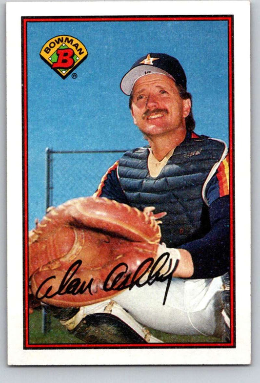 1989 Bowman #327 Alan Ashby Astros MLB Baseball Image 1