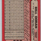 1989 Bowman #329 Bill Doran Astros MLB Baseball Image 2