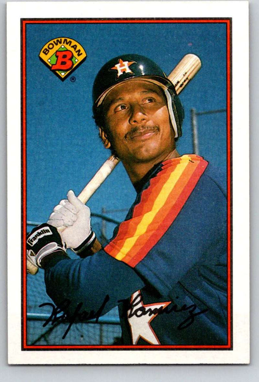 1989 Bowman #330 Rafael Ramirez Astros MLB Baseball