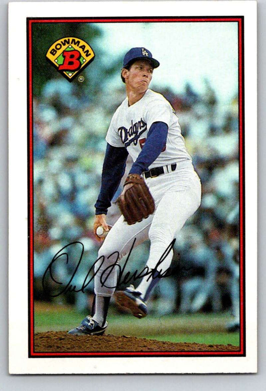 1989 Bowman #341 Orel Hershiser Dodgers MLB Baseball Image 1