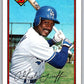 1989 Bowman #345 Alfredo Griffin Dodgers MLB Baseball Image 1