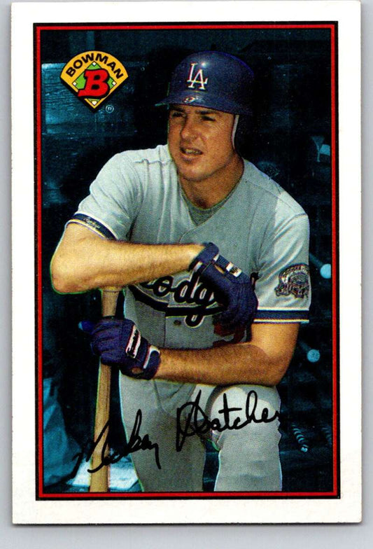 1989 Bowman #347 Mickey Hatcher Dodgers MLB Baseball Image 1