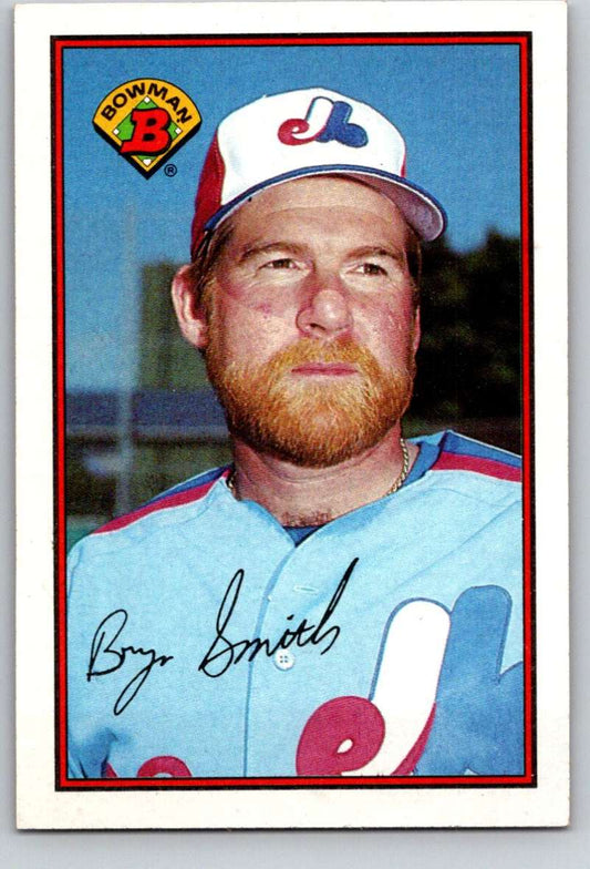 1989 Bowman #353 Bryn Smith Expos MLB Baseball Image 1