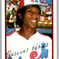 1989 Bowman #354 Pascual Perez Expos MLB Baseball Image 1