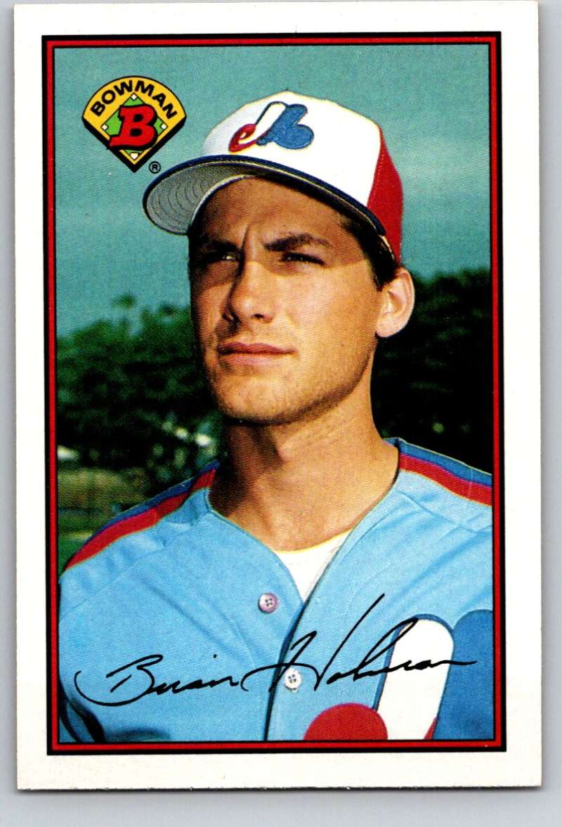 1989 Bowman #357 Brian Holman RC Rookie Expos MLB Baseball Image 1