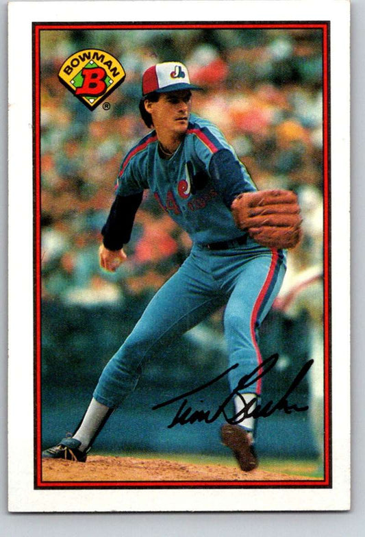 1989 Bowman #360 Tim Burke Expos MLB Baseball