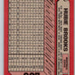 1989 Bowman #367 Hubie Brooks Expos MLB Baseball Image 2
