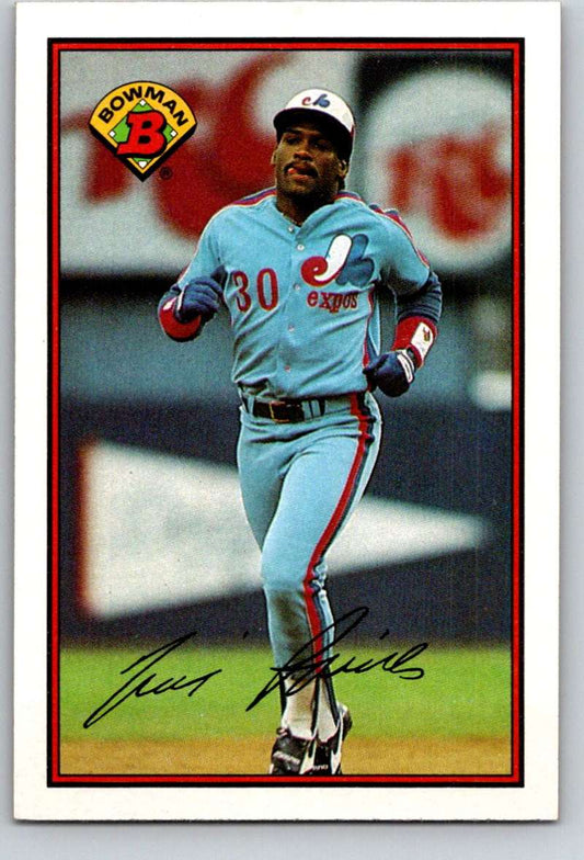 1989 Bowman #369 Tim Raines Expos MLB Baseball Image 1