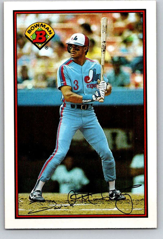 1989 Bowman #370 Dave Martinez Expos MLB Baseball Image 1