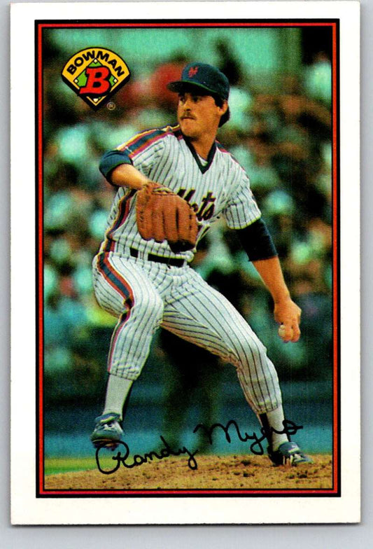 1989 Bowman #374 Randy Myers Mets MLB Baseball Image 1