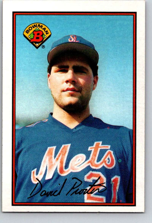 1989 Bowman #378 Dave Proctor Mets MLB Baseball Image 1