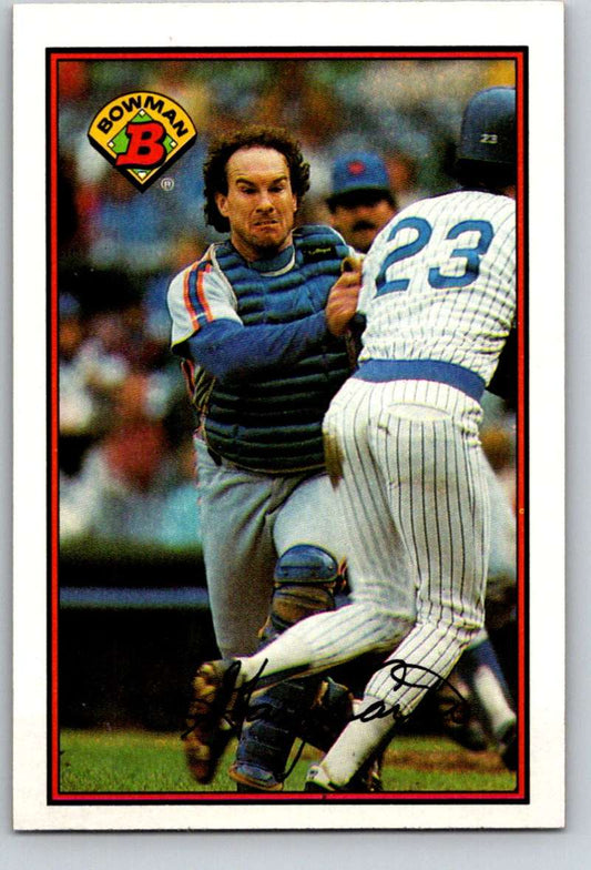 1989 Bowman #379 Gary Carter Mets MLB Baseball