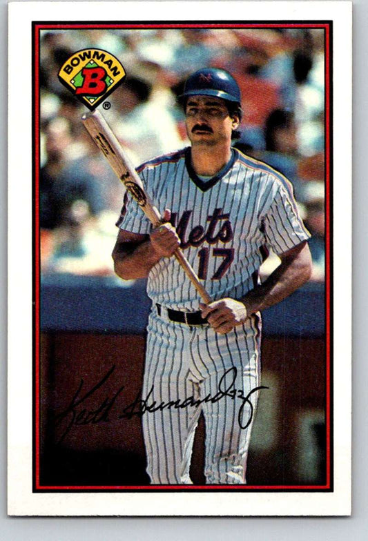 1989 Bowman #385 Keith Hernandez Mets MLB Baseball