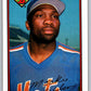 1989 Bowman #386 Mookie Wilson Mets MLB Baseball Image 1