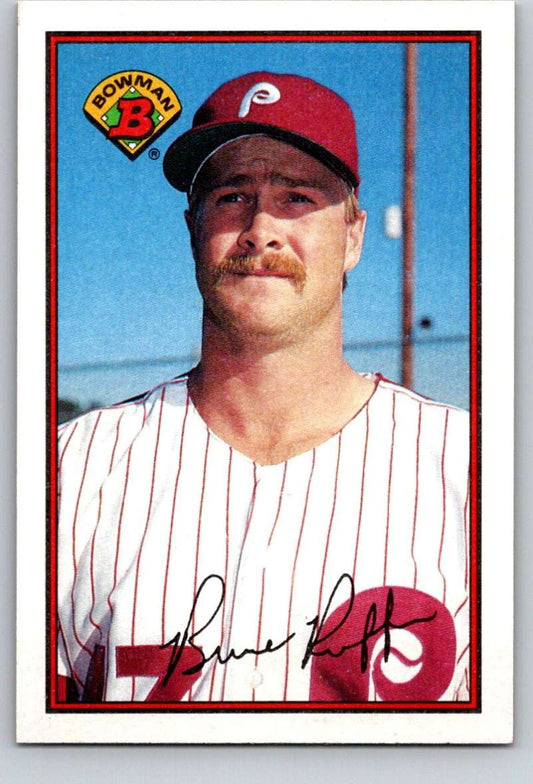 1989 Bowman #393 Bruce Ruffin Phillies MLB Baseball Image 1