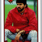 1989 Bowman #395 Steve Bedrosian Phillies MLB Baseball