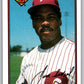 1989 Bowman #405 Juan Samuel Phillies MLB Baseball