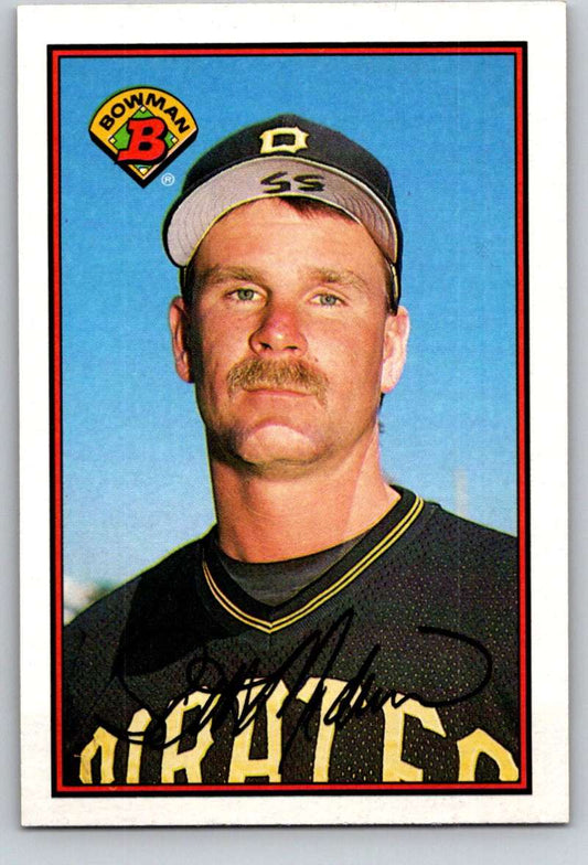 1989 Bowman #412 Scott Medvin RC Rookie Pirates MLB Baseball Image 1