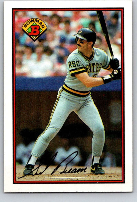 1989 Bowman #419 Sid Bream Pirates MLB Baseball Image 1