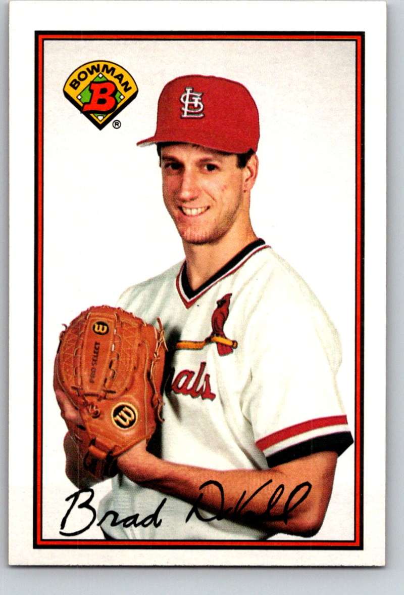 1989 Bowman #430 Brad DuVall RC Rookie Cardinals MLB Baseball Image 1