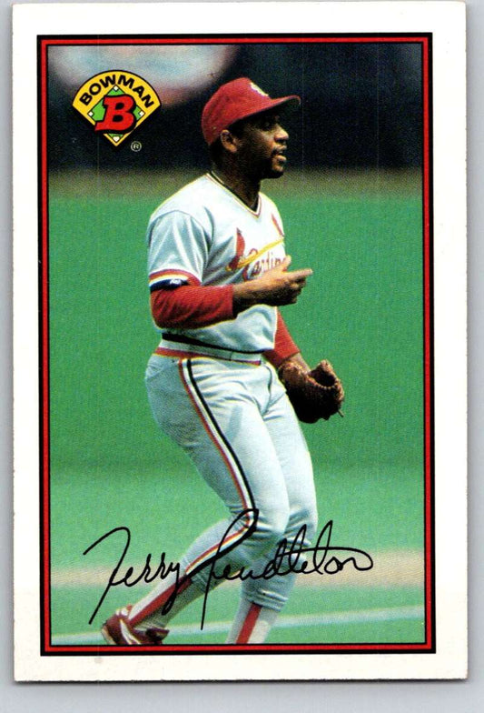 1989 Bowman #437 Terry Pendleton Cardinals MLB Baseball Image 1
