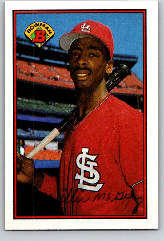 1989 Bowman #442 Willie McGee Cardinals MLB Baseball
