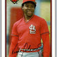 1989 Bowman #443 Vince Coleman Cardinals MLB Baseball Image 1