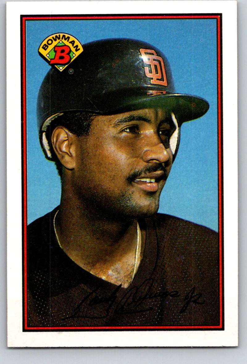 1989 Bowman #454 Sandy Alomar Jr. RC Rookie Padres MLB Baseball