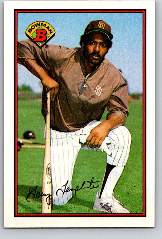 1989 Bowman #455 Garry Templeton Padres MLB Baseball Image 1