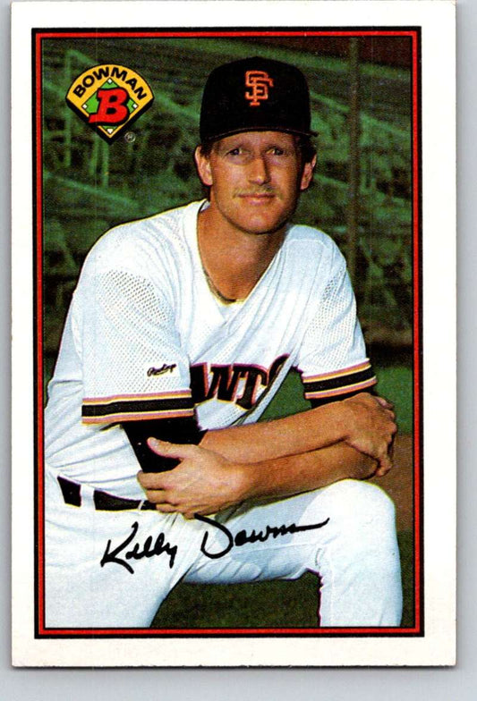 1989 Bowman #465 Kelly Downs Giants MLB Baseball Image 1