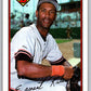 1989 Bowman #475 Ernest Riles Giants MLB Baseball Image 1