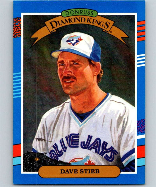 1991 Donruss #1 Dave Stieb Blue Jays DK MLB Baseball Image 1