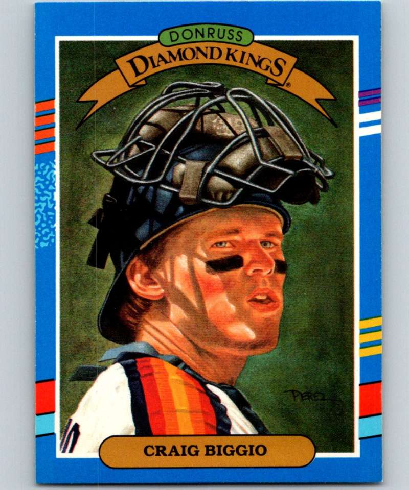 1991 Donruss #2 Craig Biggio Astros DK MLB Baseball Image 1