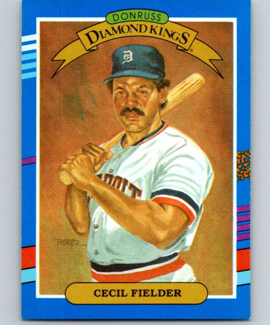 1991 Donruss #3 Cecil Fielder Tigers DK MLB Baseball Image 1
