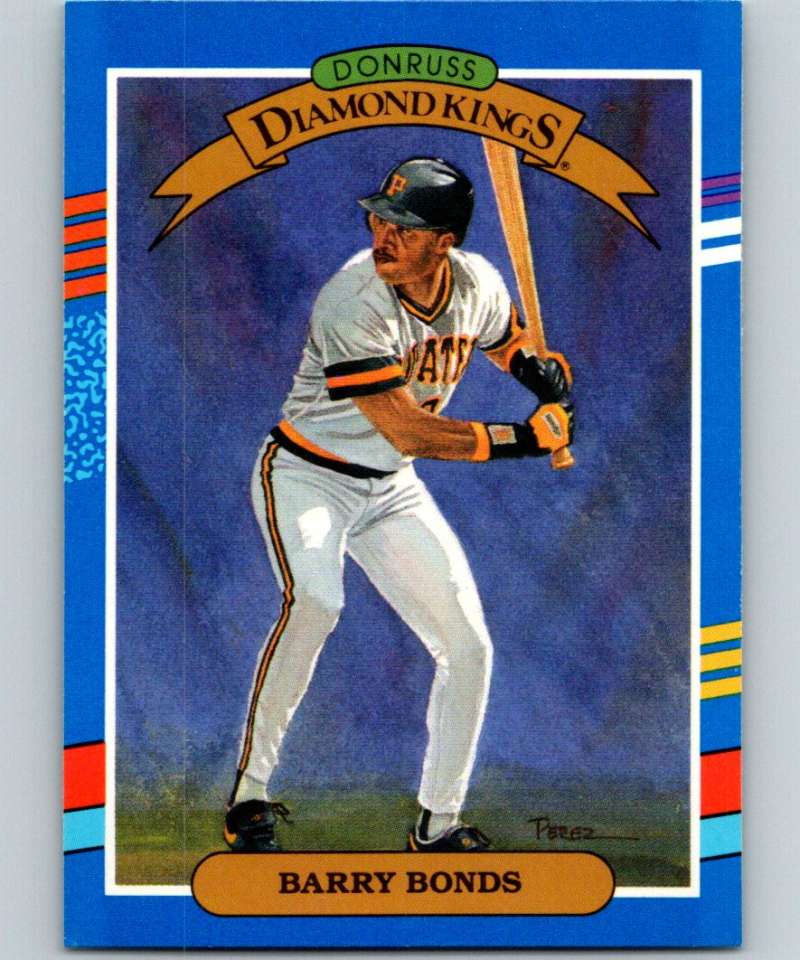 1991 Donruss #4 Barry Bonds Pirates DK MLB Baseball Image 1