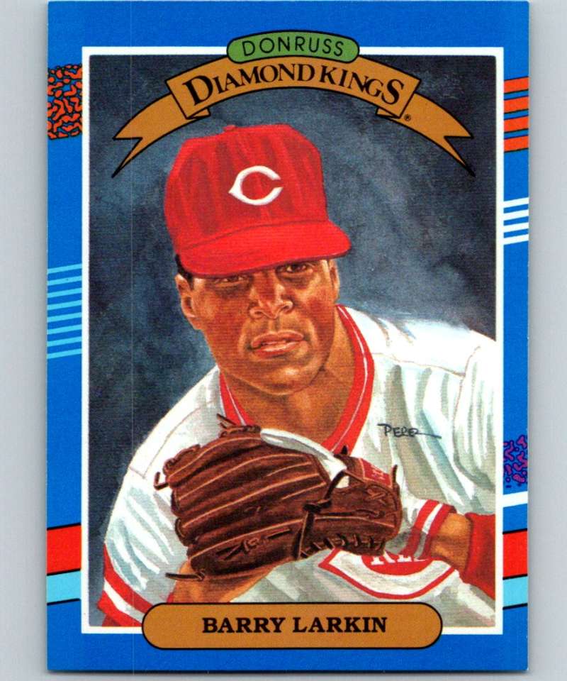 1991 Donruss #5 Barry Larkin Reds DK MLB Baseball Image 1