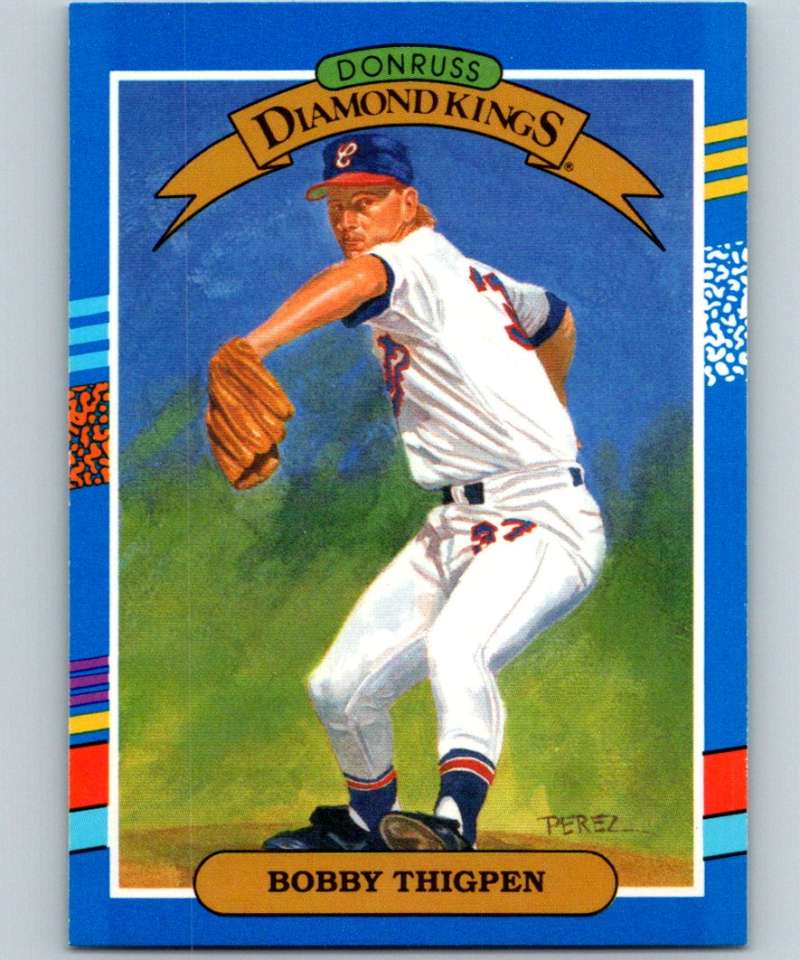 1991 Donruss #8 Bobby Thigpen White Sox DK MLB Baseball Image 1