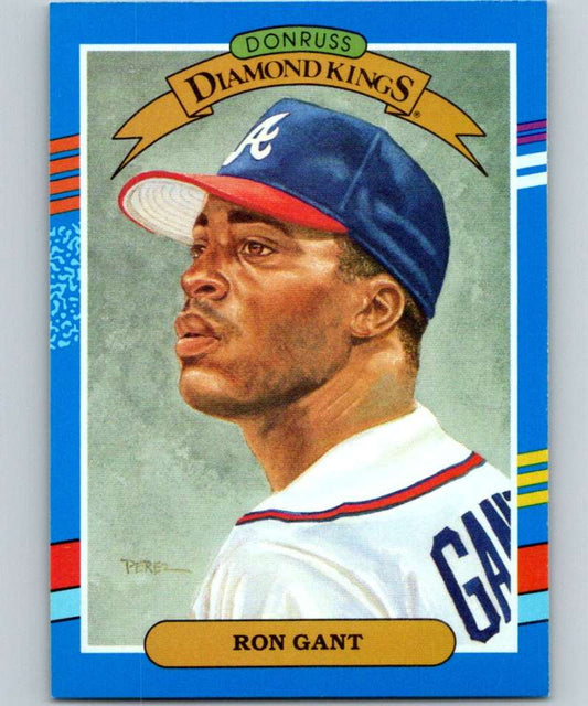 1991 Donruss #10 Ron Gant Braves DK UER MLB Baseball Image 1