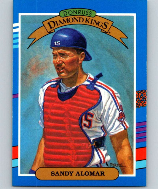 1991 Donruss #13 Sandy Alomar Jr. Indians DK MLB Baseball Image 1