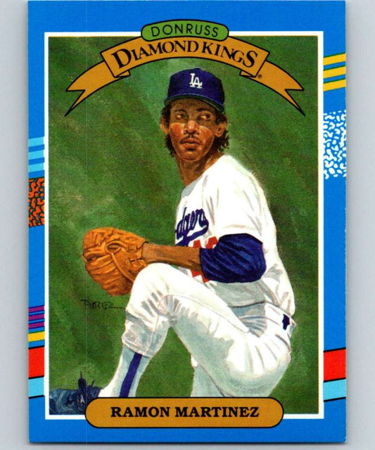 1991 Donruss #15 Ramon Martinez Dodgers DK MLB Baseball Image 1