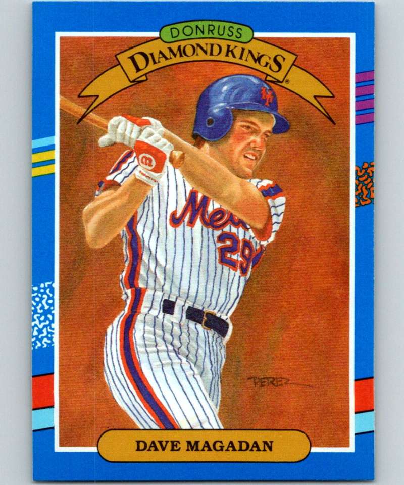 1991 Donruss #17 Dave Magadan Mets DK MLB Baseball Image 1