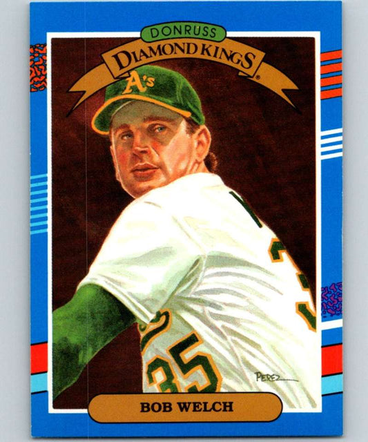 1991 Donruss #20 Bob Welch Athletics DK MLB Baseball Image 1