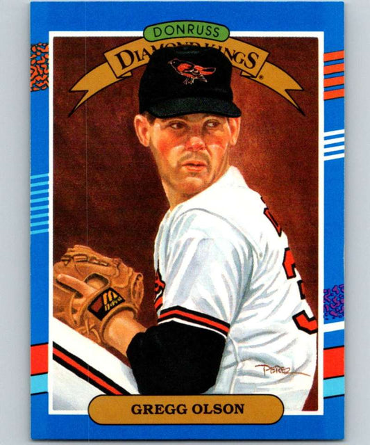 1991 Donruss #23 Gregg Olson Orioles DK MLB Baseball Image 1