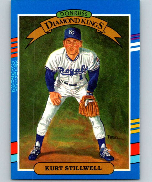 1991 Donruss #24 Kurt Stillwell Royals DK MLB Baseball Image 1