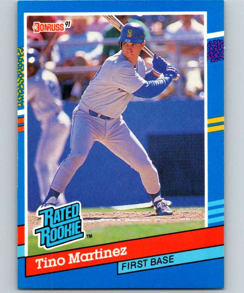 1991 Donruss #28 Tino Martinez Mariners RR MLB Baseball Image 1