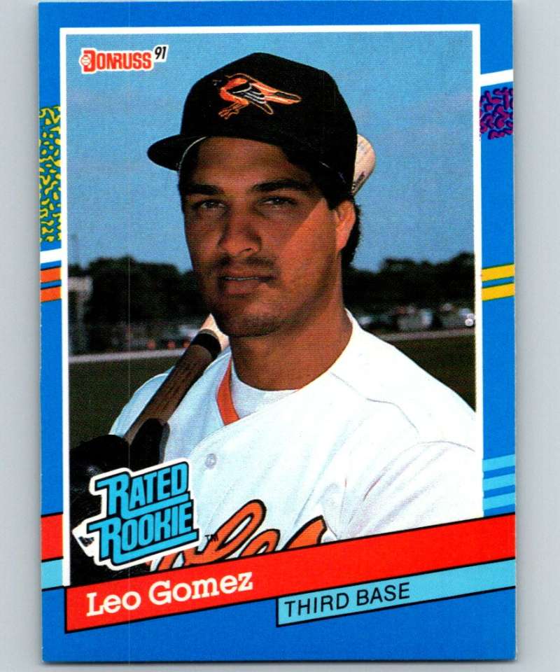 1991 Donruss #35 Leo Gomez Orioles RR MLB Baseball Image 1
